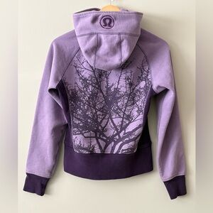Lululemon Scuba Hoodie - Rare Tree Print - Size 6